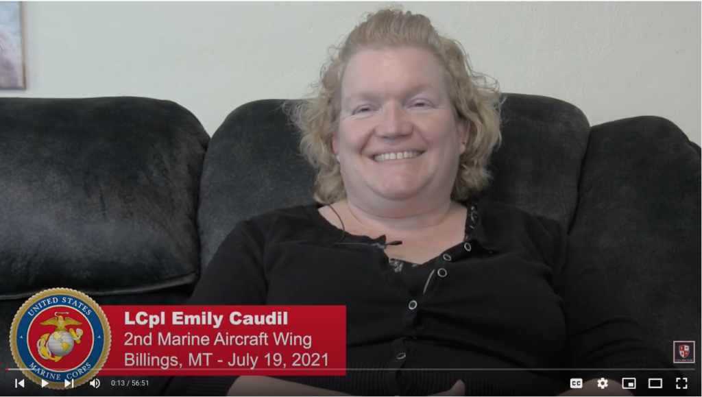 Operation Desert Storm Veteran Emily Caudil